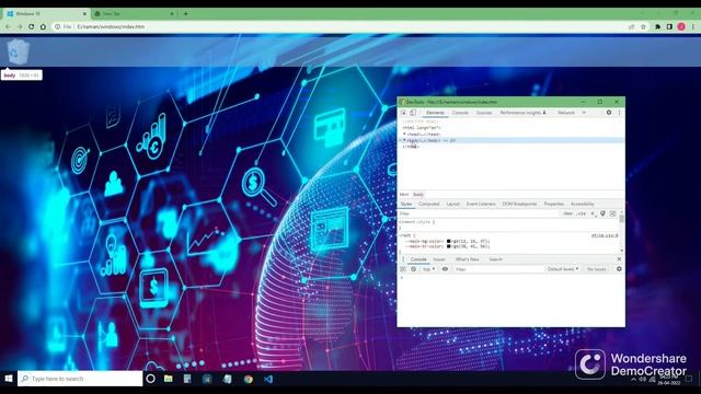 WINDOWS on website | only html and css no javascript | INTRO смотреть онлайн