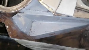 ваз 2106(1.7) ч23-рамка лобового.восстановление угла.