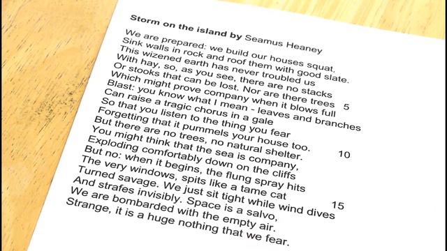 'Storm on the Island' - GCSE Exam Focus смотреть онлайн