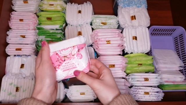 Сбор прокладок маме 😻//На следующие месячные //В Новогоднем стиле 😯🥶//Лера ❤️ смотреть онлайн