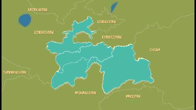 Let's Explore Tajikistan's Geography! | Countries Of The World Songs For Kids | KLT смотреть онлайн