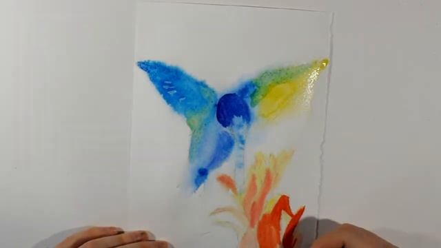 КАК НАРИСОВАТЬ КОЛИБРИ // УРОК РИСОВАНИЯ // How to draw a hummingbird // DRAWING LESSON смотреть онлайн