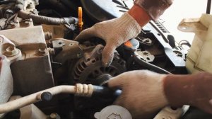 Как заменить шкив(обгонную муфту) генератора NISSAN (QR25)