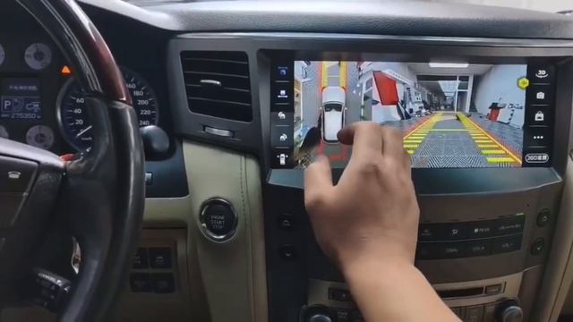 Belsee Lexus LX 570 LX570 2008-2021 Stereo Upgrade Android Auto Head Unit Navigation 12.3" Screen смотреть онлайн