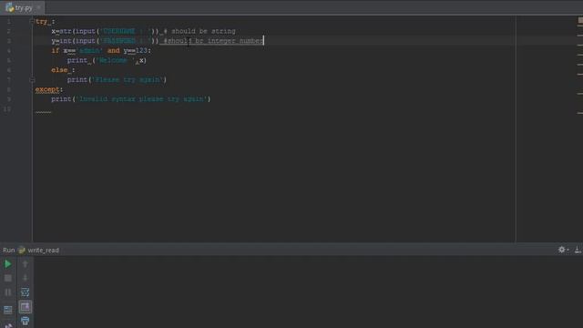 #4-Python3.6 (Try/Except) смотреть онлайн