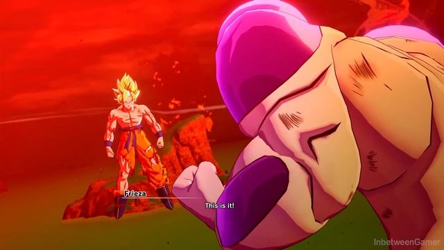 Dragon Ball Z: Kakarot - Super Saiyan Goku Vs Final Form Frieza Boss Fight смотреть онлайн