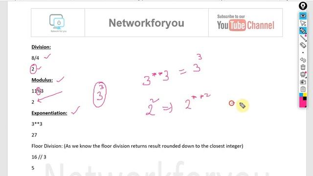 Python for Network Engineer | Python Arithmetic Operators | Video 8 смотреть онлайн