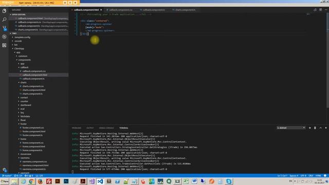 Основы Angular 55 - Spinner загрузки смотреть онлайн