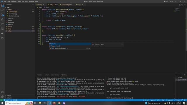 Procedurally Generated Galaxy in Three.js tutorial смотреть онлайн