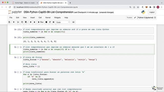 List Comprehension e Dict Comprehension em Python смотреть онлайн