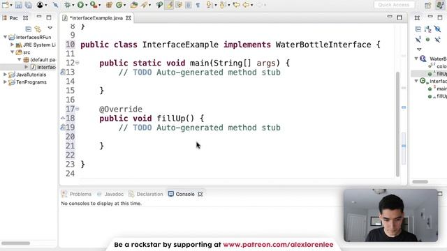 Java Interface Tutorial #78 смотреть онлайн