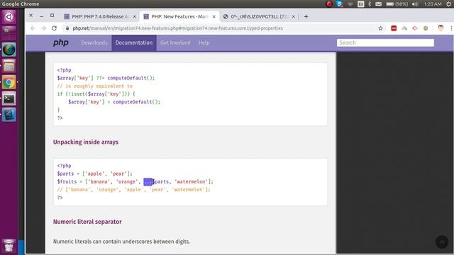 Php 7.4 Tutorial #1 New Features смотреть онлайн