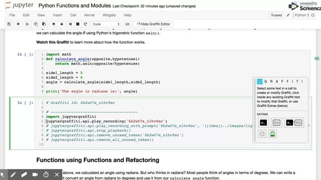JupyterGraffiti: Using the API смотреть онлайн