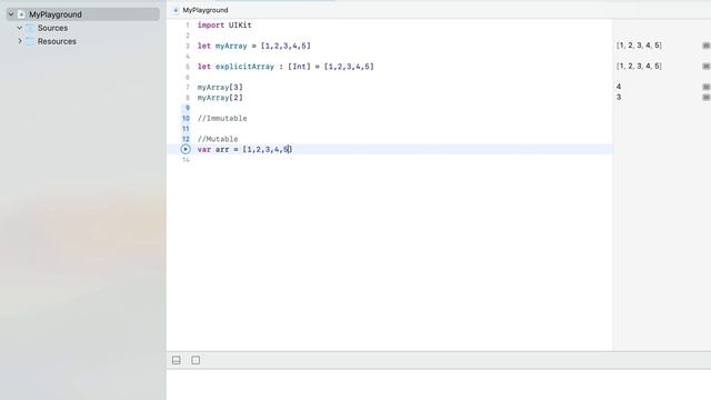 Arrays and Tuples using Swift смотреть онлайн