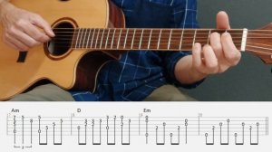 Crying In The Rain - Everly Brothers - Fingerstyle Guitar Tutorial tabs and chords