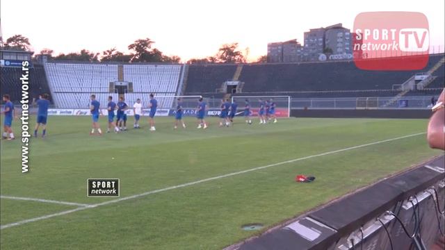 FK Budućnost - trening pred FK Partizan смотреть онлайн