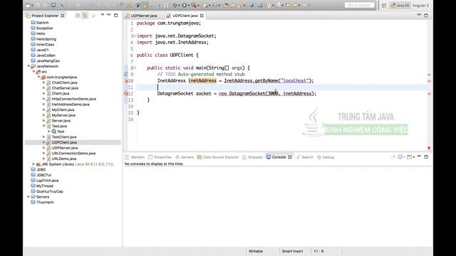 Java Network 08 Java DatagramSocket trong Java смотреть онлайн