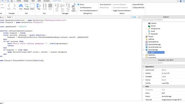 Roblox Tutorial 4: How to use the new game pass script смотреть онлайн