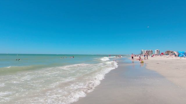 Sand Key Park Beach Clearwater, Florida | Walking Tour смотреть онлайн