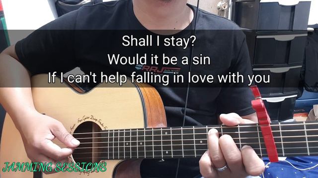 Can't Help Falling In Love - Elvis Presley (Acoustic Karaoke) смотреть онлайн
