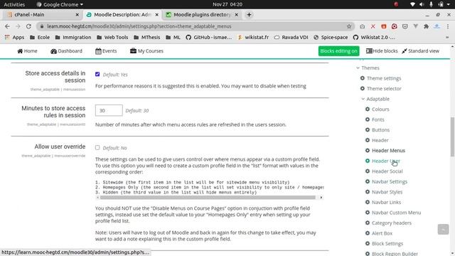 Moodle#4 adaptable Header Menus, Header User and Header Social смотреть онлайн