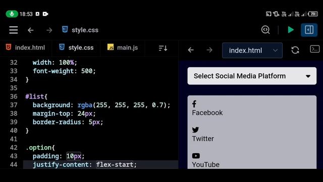 How To Create Dropdown Select Menu Using HTML CSS and JavaScript || Project for Beginners смотреть онлайн