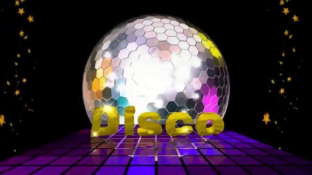 Футаж дискотека с 3D танцующими титрами: DISCO. Вариант 11 смотреть онлайн
