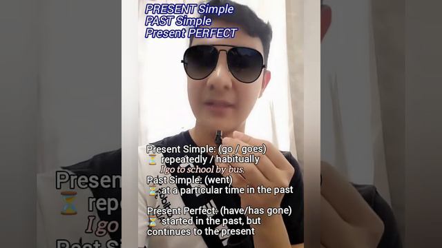 PRESENT SIMPLE 🆚 PAST SIMPLE 🆚 PRESENT PERFECT tenses #EnglishGrammar #Verbs смотреть онлайн