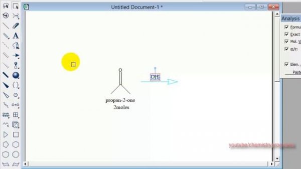 ChemDraw tutorial 15 Drawing chemical Reaction