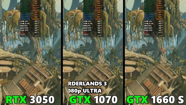 RTX 3050 VS GTX 1070 VS GTX 1660 SUPER - BENCHMARK FPS TEST IN 12 GAMES смотреть онлайн
