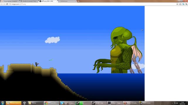 Terraria News - New Boss Cthulhu! смотреть онлайн
