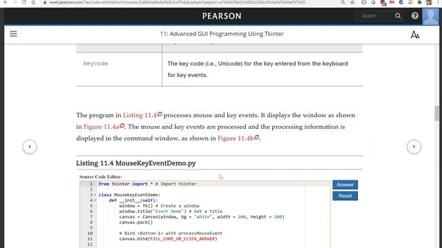 Daniel Liang Python Section 11.5 смотреть онлайн