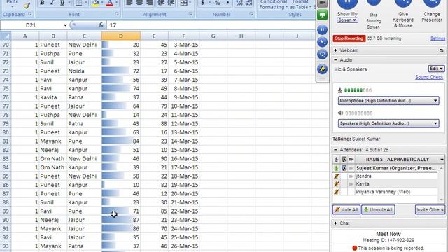 Conditional Formatting in Excel 2013 смотреть онлайн