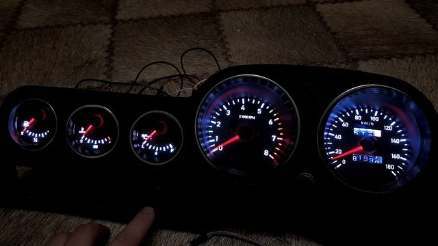ВАЗ-2106 Плавный розжиг,ночные стрелки,плавное затухание,на светодиодных модулях подсветка шкалы и смотреть онлайн