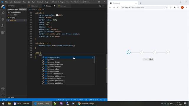 Пагинация на HTML, CSS & JavaScript смотреть онлайн