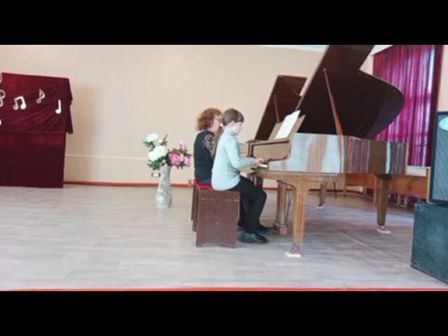 Ансамбль: Гаврилова Марьяна, Бесараб Ирина Дмитриевна - Н.Богословский "Темная ночь" смотреть онлайн