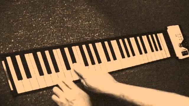 Hilltree - Rollup keyboard Synthesizer controller test смотреть онлайн