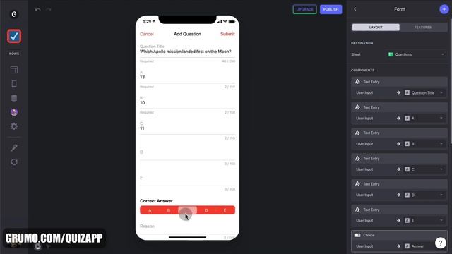 Build Custom Quizzes with This App | QuizApp by Grumo смотреть онлайн