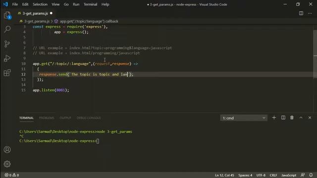 How To Get Parameters From URL With NODE EXPRESS JS Get Parameters From URL смотреть онлайн