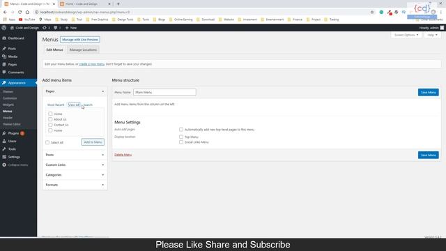 How to create a Page and Menu In WordPress #4 || WordPress Hindi Tutorial смотреть онлайн