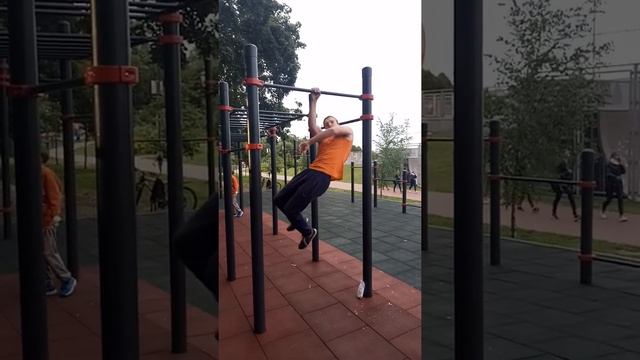 16 подтягиваний на одной руке/16 pull-ups on one arm смотреть онлайн