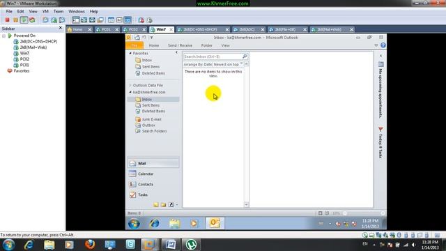 3.4- Connect E-Mail Address MDaemon with Microsoft Outlook 2010 смотреть онлайн