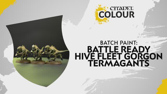 Warhammer 40000 Batch Paint Battle Ready Hive Fleet Gorgon Termagants