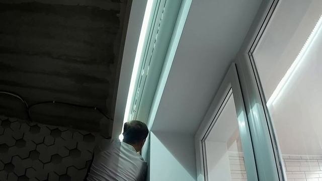 Как установить и подключить светодиодную ленту для подсветки штор и гардин смотреть онлайн