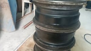 Буржуйка из авто дисков своими руками.