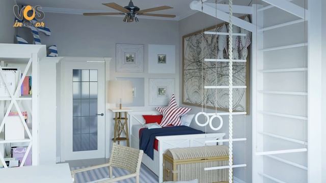 Интерьер квартиры в стиле кантри в 4К смотреть онлайн