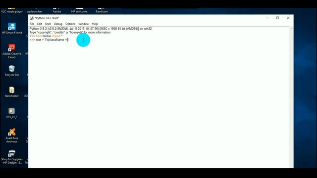 1 python tkinter tutorial (Creating a root window) смотреть онлайн