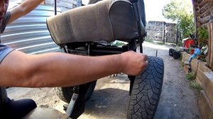 Самодельный задний адаптер для мотоблока.Конечный вариант.