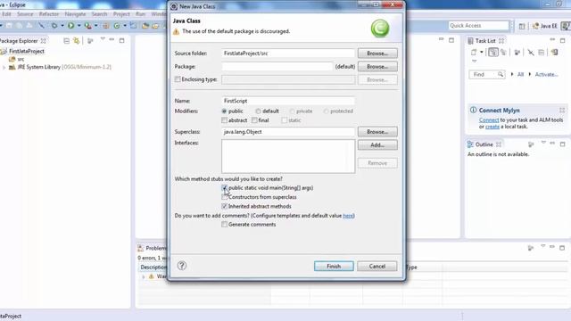 Creating first Java Project In Eclipse смотреть онлайн