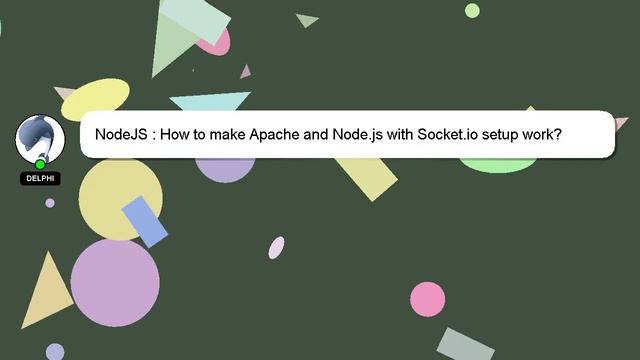 NodeJS : How to make Apache and Node.js with Socket.io setup work? смотреть онлайн